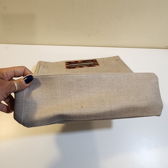 Amada Smith beige embroidered purse - Picture 5 of 11